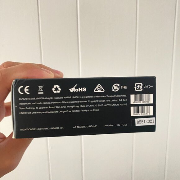 Native Union Night Cable USB-A Cable 10ft Indigo Blue for iPhone iPad Reinforced - Picture 5 of 5